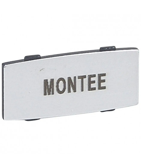 Insert Osmoz avec texte - alu - petit modèle avec marquage MONTEE
