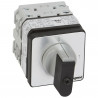 Commutateur à cames inter marche/arrêt PR21 4P 4 contacts fixation vis sur porte
