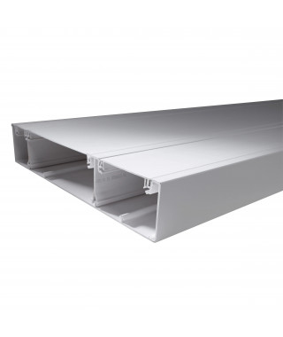 Goulotte GTL complète 3 couvercles Drivia 18 PREMIUM 65x355mm - 2,45m à 2,60m