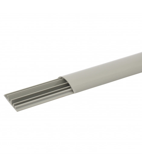 Passage de plancher 3 compartiments 50x12mm - gris RAL7030