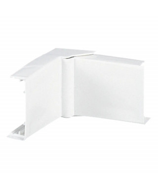 Angle intérieur ou extérieur variable pour moulure DLPlus 20x12,5mm - blanc
