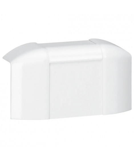 Dérivation sur deux plans pour moulure DLPlus 60x20mm ou 75x20mm - blanc