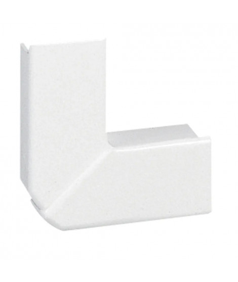 Angle plat variable pour moulure DLPlus 60x20mm - blanc