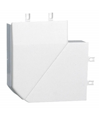 Angle plat variable pour moulure DLPlus 75x20mm - blanc