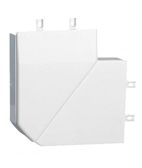 Angle plat variable pour moulure DLPlus 75x20mm - blanc