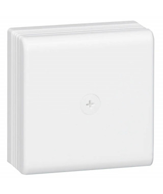 Boîte de dérivation saillie 75x75x35mm pour moulure DLPlus - blanc