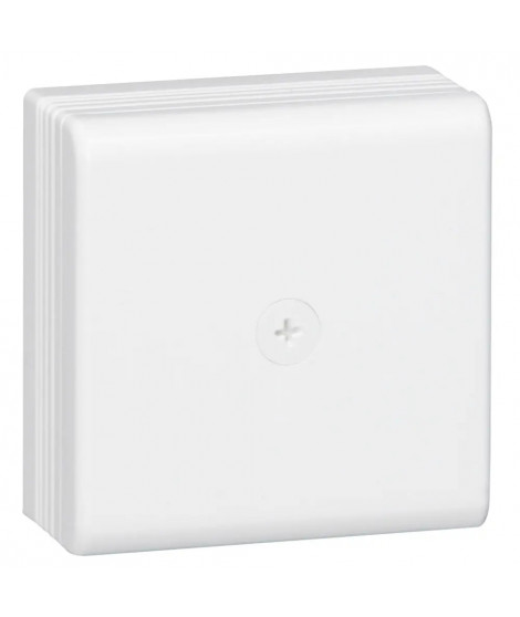 Boîte de dérivation saillie 75x75x35mm pour moulure DLPlus - blanc