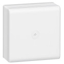 Boîte de dérivation saillie 75x75x35mm pour moulure DLPlus - blanc