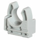 Lyre grise pour conduit IRL Ø20mm avec fixation des conduits par simple clipsage