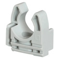 Lyre grise pour conduit IRL Ø20mm avec fixation des conduits par simple clipsage