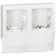 Cadre Appareillage saillie 2 postes pose long moulure DLPlus ép. 12