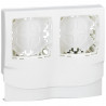 Cadre Appareillage saillie 2 postes pose long moulure DLPlus ép. 12
