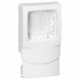 Cadre Appareillage saillie 1 poste pour moulures DLPlus épaisseur 16mm -blanc