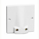 Sortie câble 20A ou 32A 95x95mm pour câble Ø17mm à Ø19mm fixation vis ou griffes