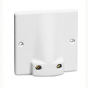 Sortie câble 20A ou 32A 95x95mm pour câble Ø17mm à Ø19mm fixation vis ou griffes