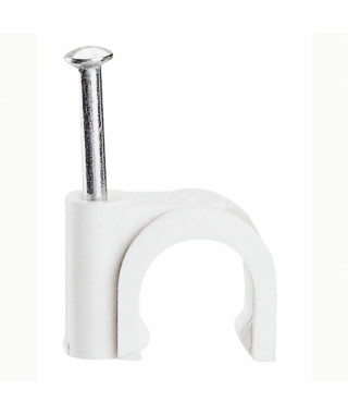 Attache Fixfor blanche pour câble rond Ø5mm