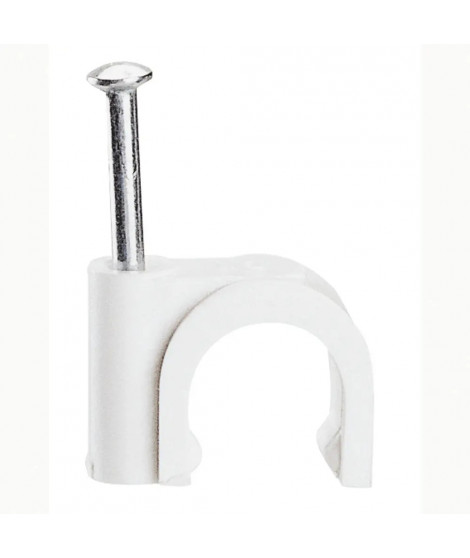 Attache Fixfor blanche pour câble rond Ø5mm