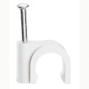 Attache Fixfor blanche pour câble rond Ø5mm