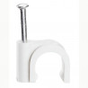 Attache Fixfor blanche pour câble rond Ø5mm