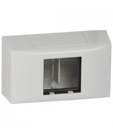 Cadre Mosaic 2 modules pour toutes moulures DLPlus - blanc