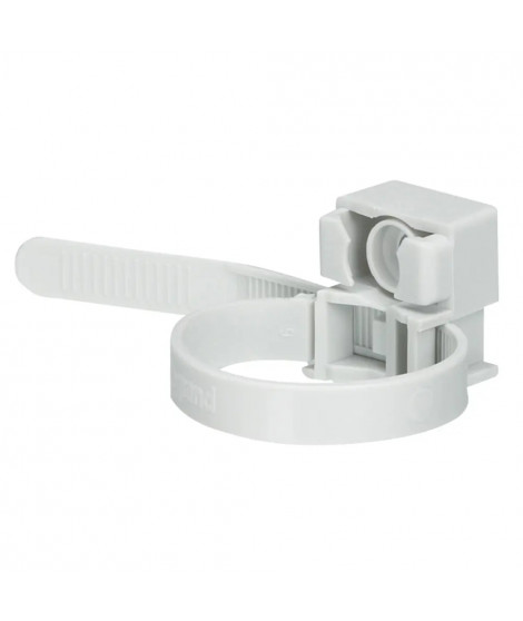 Collier à embase - utilisation intérieure - pour conduit Ø16 à 32 - gris RAL7035