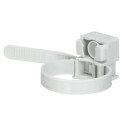 Collier à embase - utilisation intérieure - pour conduit Ø16 à 32 - gris RAL7035
