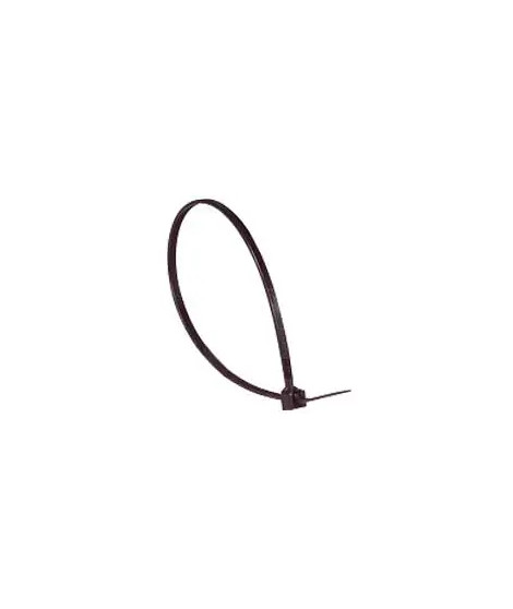Collier Colring noir à denture intérieure largeur 2
