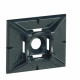 Embase adhésive noire Colring pour colliers largeur 4