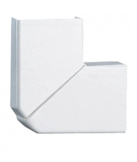 Angle plat variable pour moulure DLPlus 40x16mm - blanc