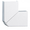 Angle plat variable pour moulure DLPlus 40x16mm - blanc