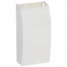 Embout sabot pour plinthe DLP 140x35mm - blanc