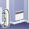 Embout pour plinthe DLPlus 80x20mm - blanc