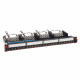 Panneau brassage droit 19pouces 1U LCS³ catégorie 6 avec 24 connecteurs RJ45 FTP