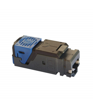 Lot de 6 connecteurs RJ45 cat.6 LCS³ panneau de brassage FTP droit et en angle