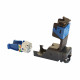 Lot de 6 connecteurs RJ45 cat.6 LCS³ panneau de brassage FTP droit et en angle