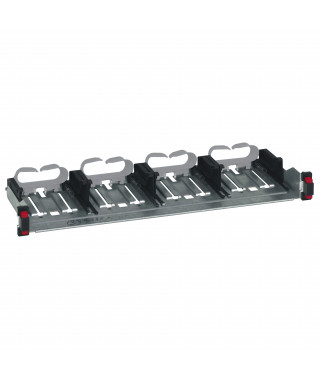 Panneau de brassage droit 19pouces 1U LCS³ nu à équiper de cassettes