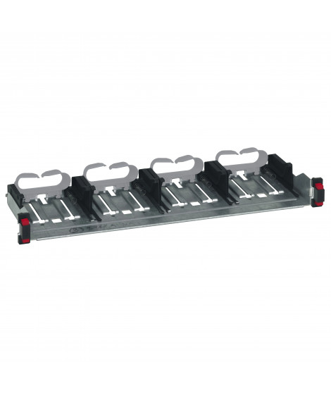 Panneau de brassage droit 19pouces 1U LCS³ nu à équiper de cassettes