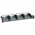 Panneau de brassage droit 19pouces 1U LCS³ nu à équiper de cassettes