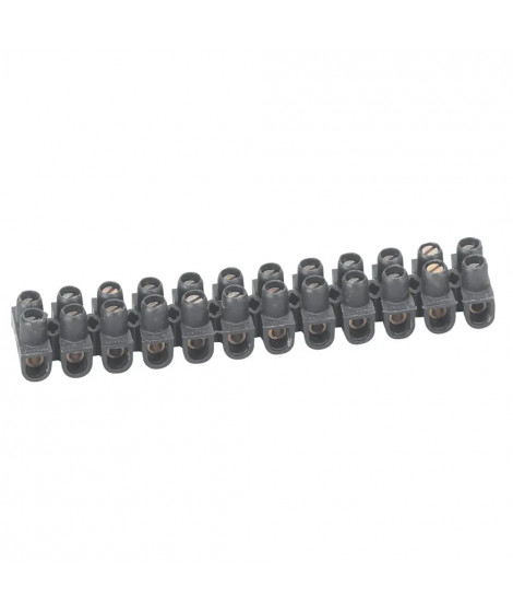 Barrette de connexion Nylbloc avec capacité assignée 6mm² - noir