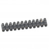 Barrette de connexion Nylbloc avec capacité assignée 6mm² - noir