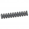 Barrette de connexion Nylbloc avec capacité assignée 10mm² - noir