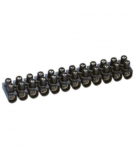 Barrette de connexion Nylbloc avec capacité assignée 16mm² - noir