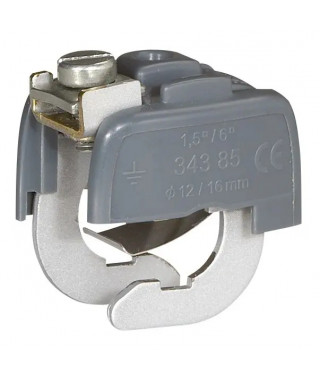 Connecteur de liaison équipotentielle pour canalisation Ø18mm mini et Ø22mm maxi