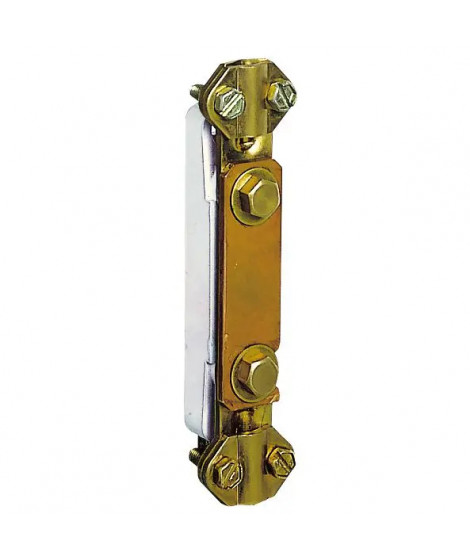 Barrette à cosses Basse avec platine plastique 95x20mm longueur 125mm