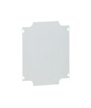 Plaque de montage métal épaisseur 15/10 pour boîtiers industriels 220x170mm