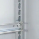Jeu de 2 montants profilés Lina 25 pour coffrets hauteur 800mm - longueur 737mm