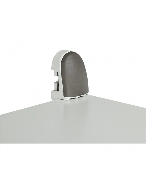 Pattes fixation murale (4) - pour coffret Atlantic - 300 kg - Zamak RAL7035