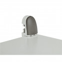 Pattes fixation murale (4) - pour coffret Atlantic - 300 kg - Zamak RAL7035