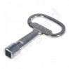 Clé métal pour empreintes carré mâle de 8mm