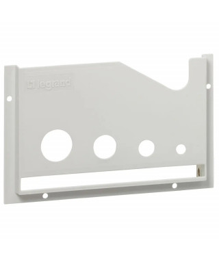 Pochette ouverte autocollante pour plans - largeur 260 et hauteur 165mm -RAL7035
